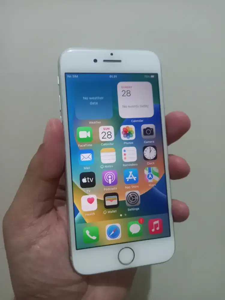 IPhone 8 Silver 64Gb Fullset ex inter normal