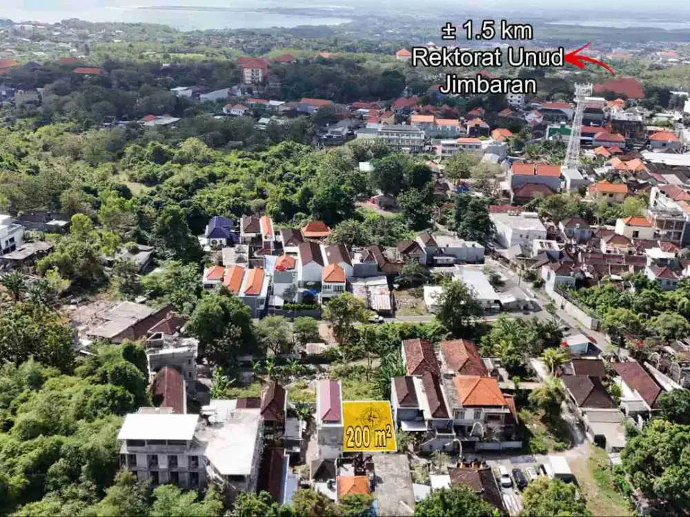 Tanah Plot Kecil Link Rumah Kost Dekat Kampus Unud Jimbaran Bali