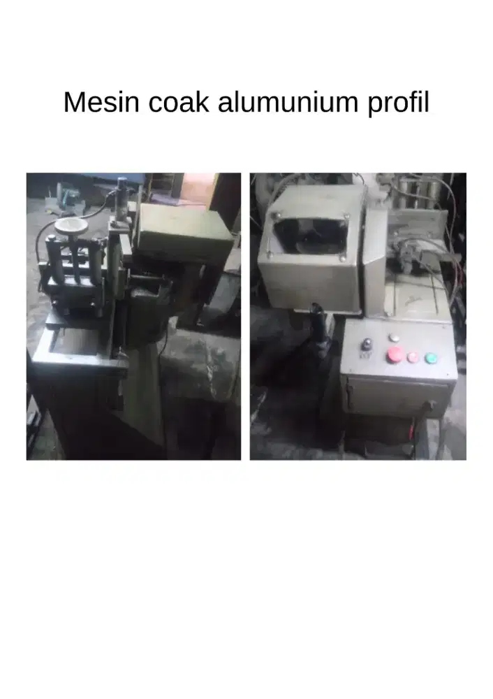 Mesin coak aluminium profil