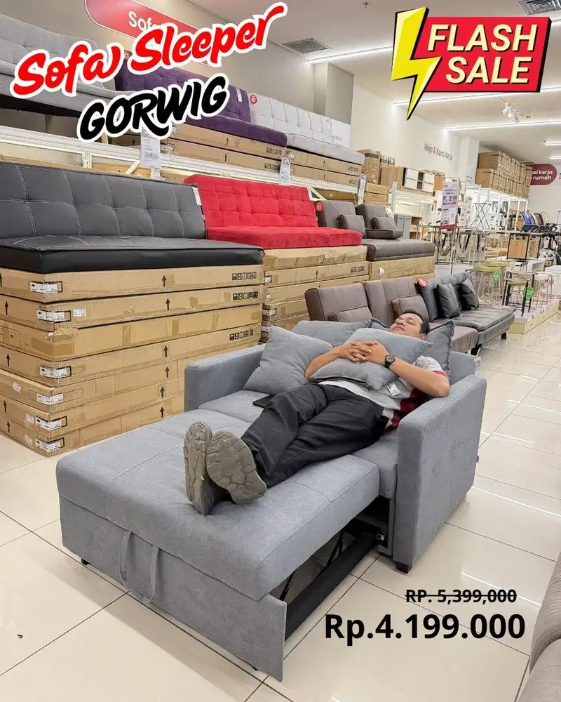 Promo Cicilan By Homecredit Sofa Sleeper Garwig