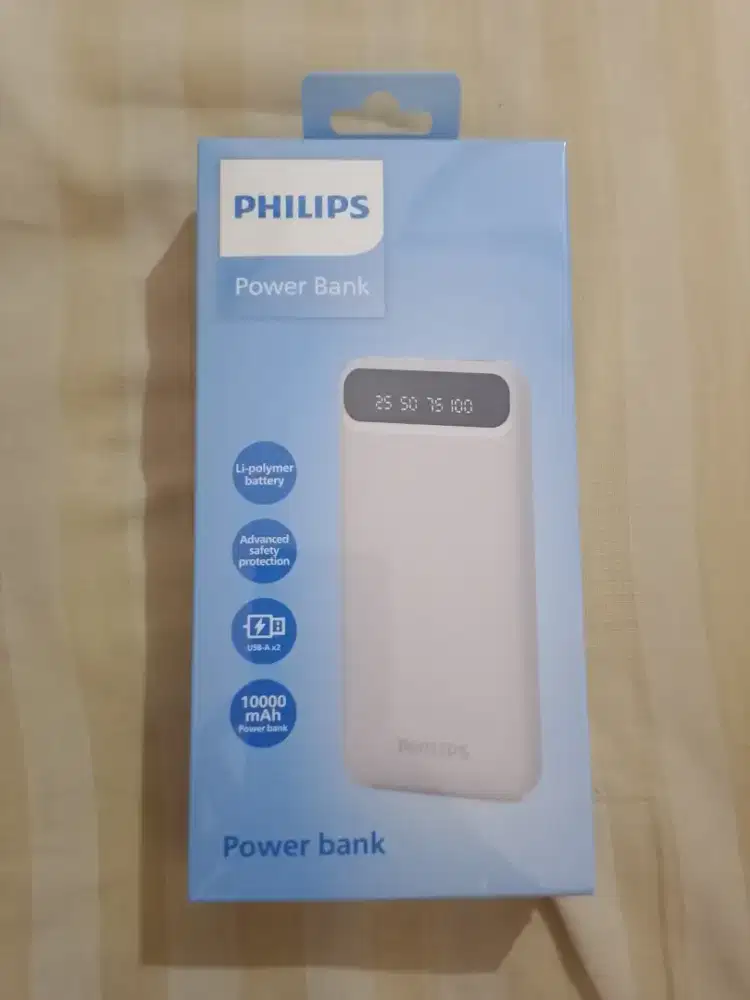 Powerbank philips 10.000mAh Baru