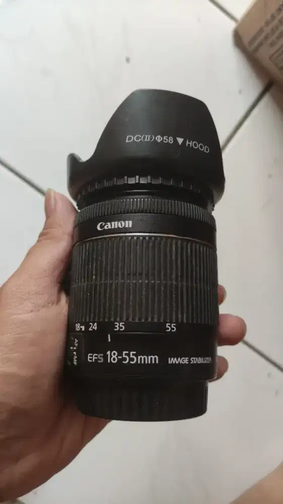 Lensa canon 18 - 55mm STM