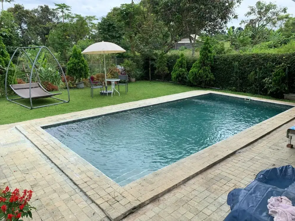 DIJUAL VILLA CIATER SUBANG JAWA BARAT SIAP HUNI ADA KOLAM RENANG
