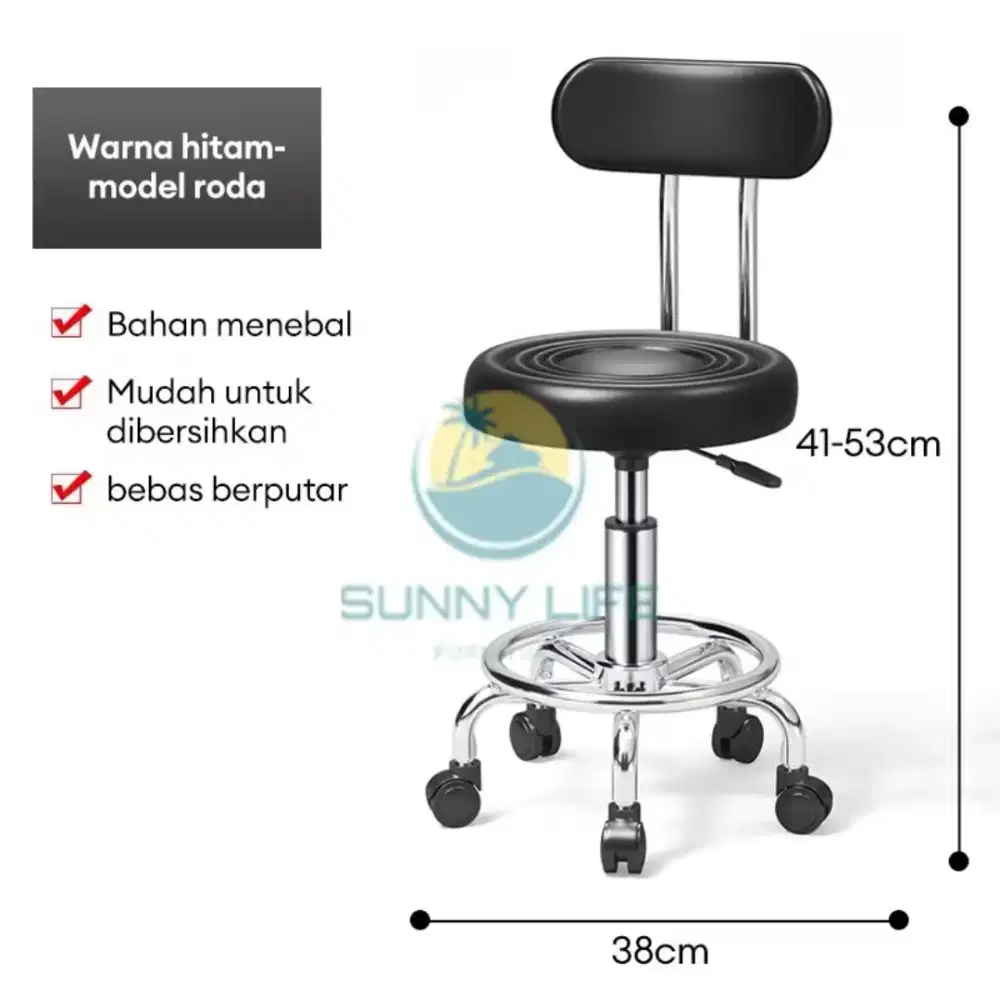 Kursi Salon + Sandaran Second jual cepat