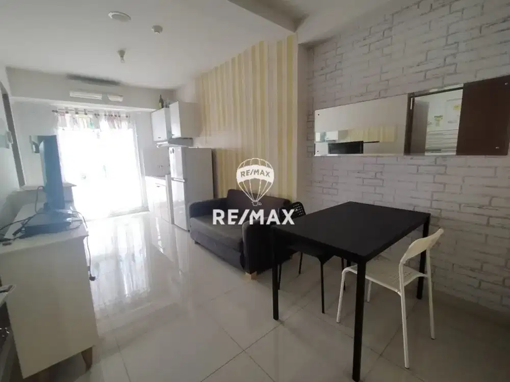 Disewakan 2 Bedroom Oak Tower A – Full Furnish, Lt. 3, Sky Garden, Gym & Kolam Renang