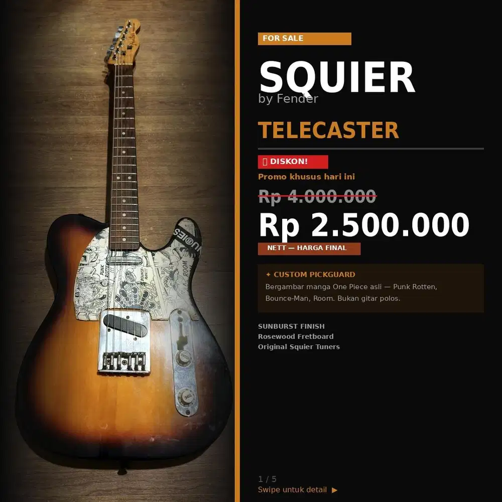 Squier Telecaster Second