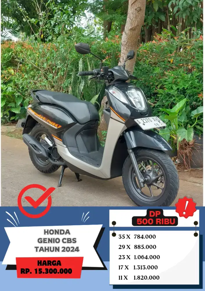 Honda Genio CBS Tahun 2024 DP 500Ribu