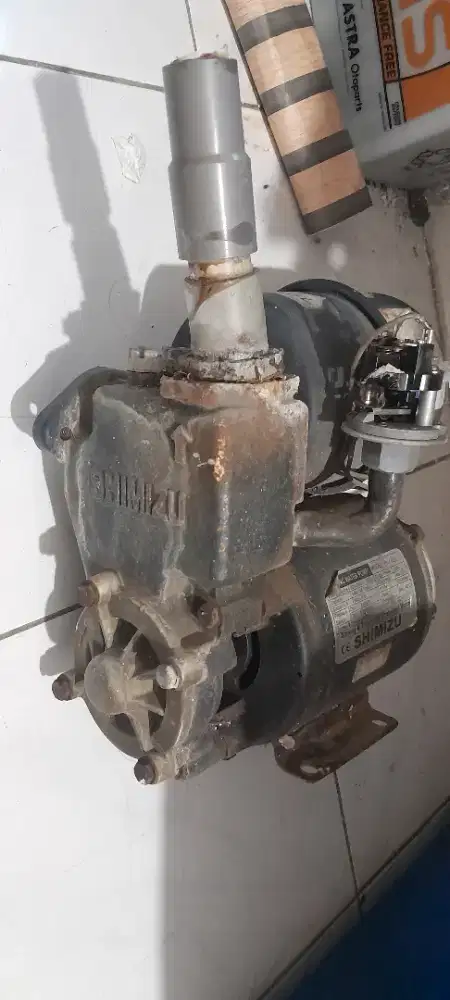 Mesin pompa air rusak