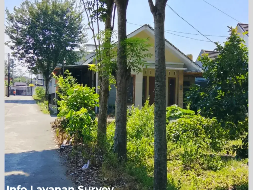 Tanah 2 Menit Dari Kampus UII Kaliurang Yogyakarta SHM Pekarangan