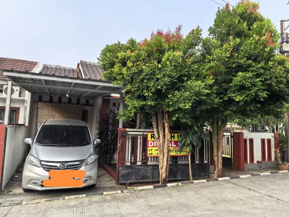Dijual rumah LT 160 SHM siap huni 20 menit ke St Depok