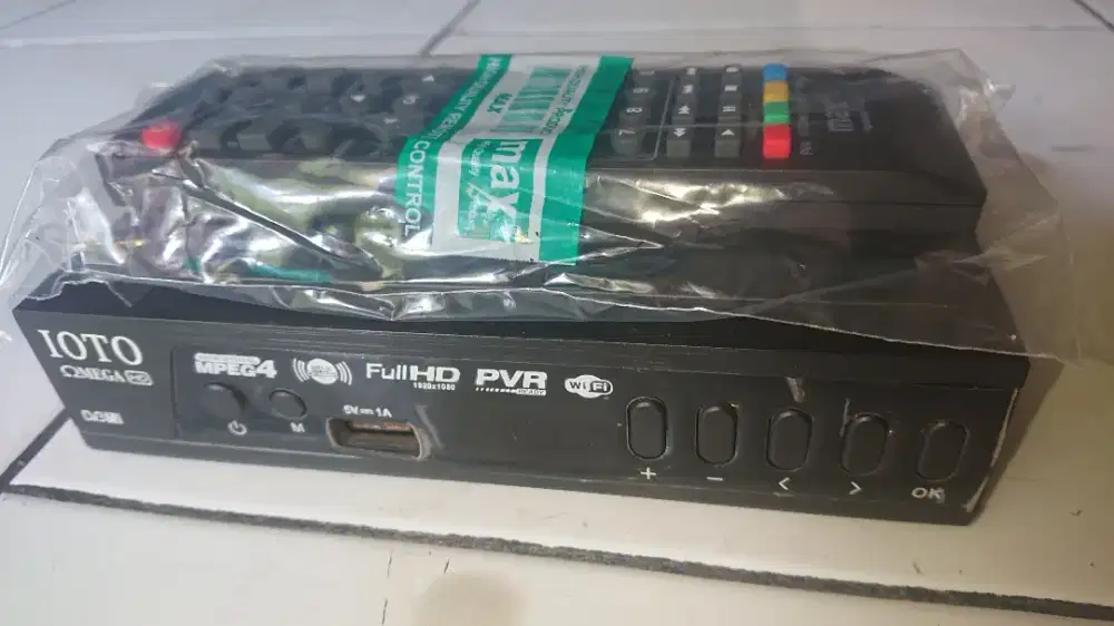 STB DVBT2 IOTO OMEGA BEKAS NORMAL