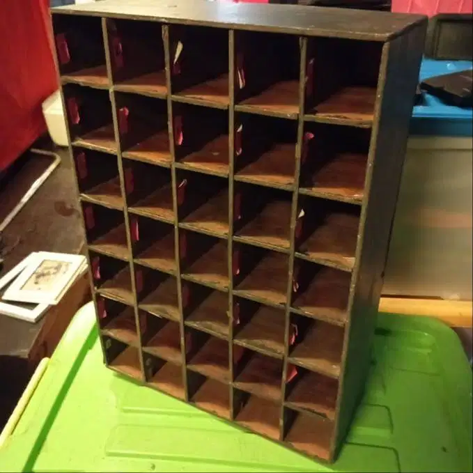 Rak Sekat Kecil Dari Kayu 36x16x50 cm