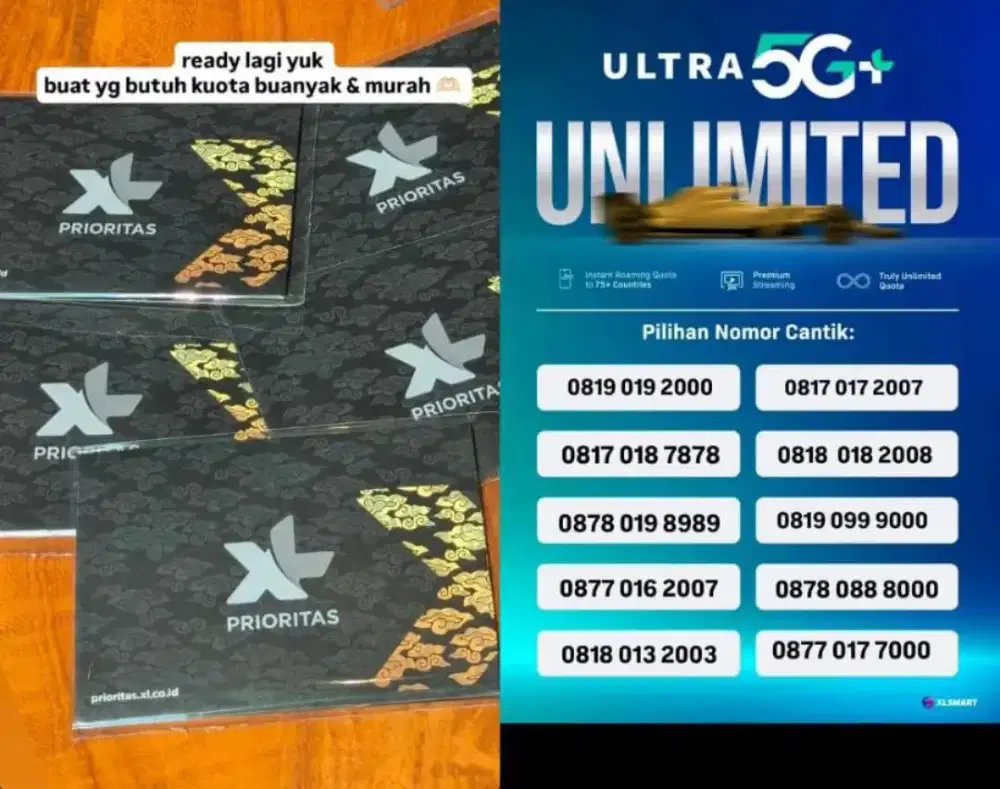 Paket Baru XL Prioritas (COD)