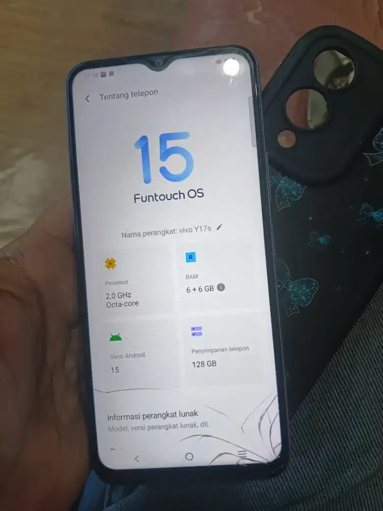 Vivo y17s ram 6+6/128gb
