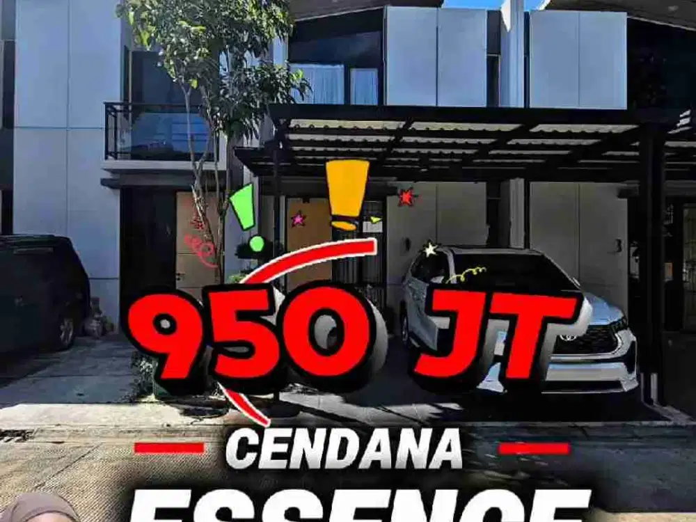 dijual murah rumah sudah renov di cendana essence lippo karawaci