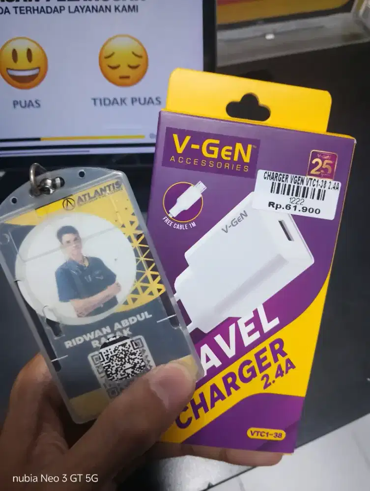CHARGER VGEN VTC1-38 2.4A| ATLANTIS DAHSYAT