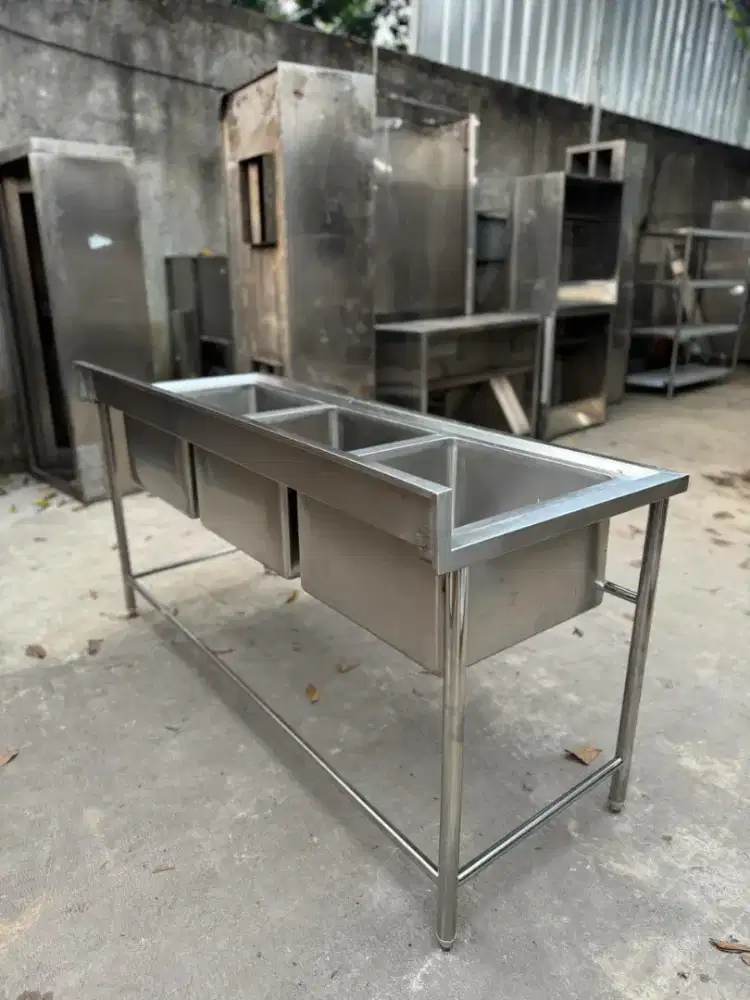 Sink 3 lubang 180x70x85