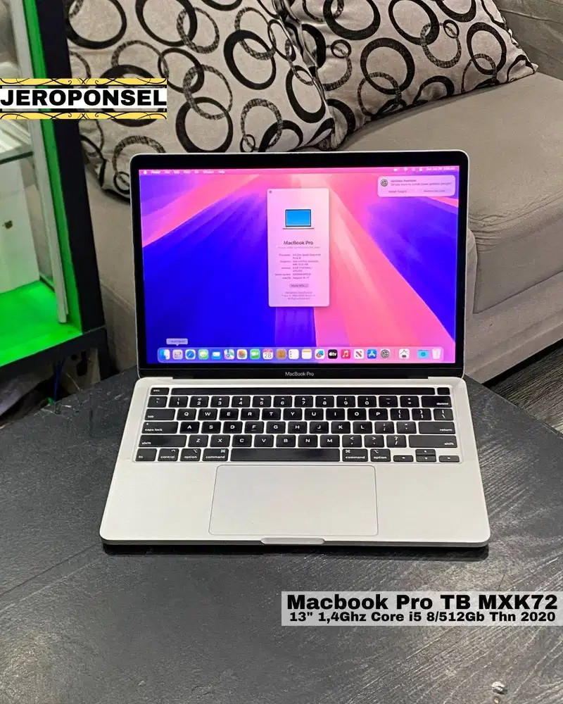 MACBOOK PRO 2020 i5 512GB SILVER EX IBOX ORIGINAL GARANSI