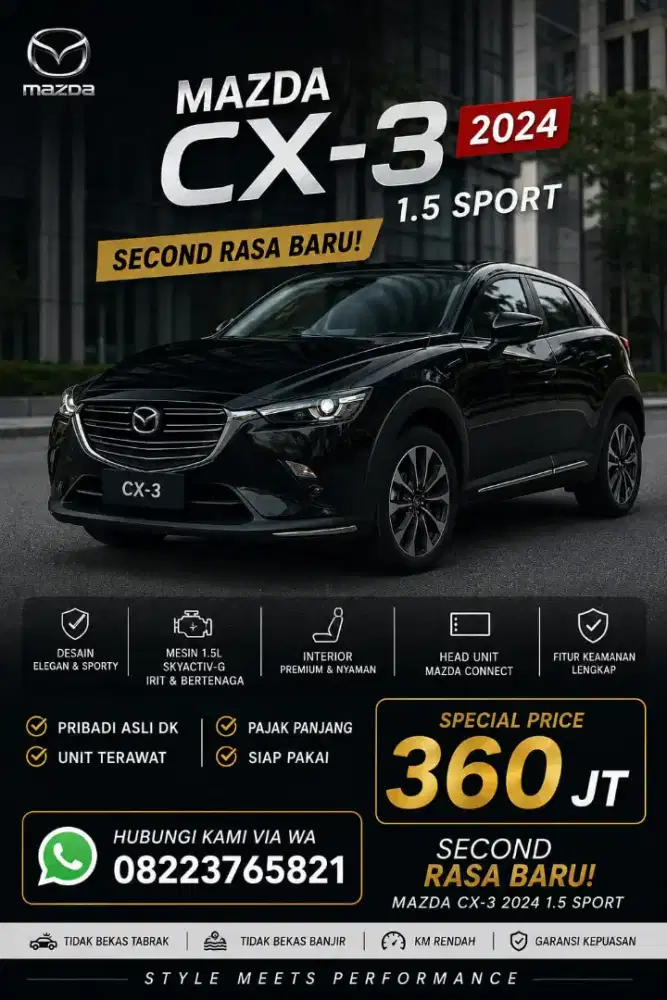 Mazda CX-3 2024 Bensin
