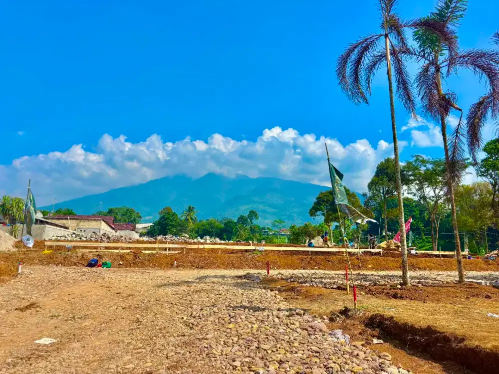 Tanah kavling bernuansa Eropa view gunung salak 82