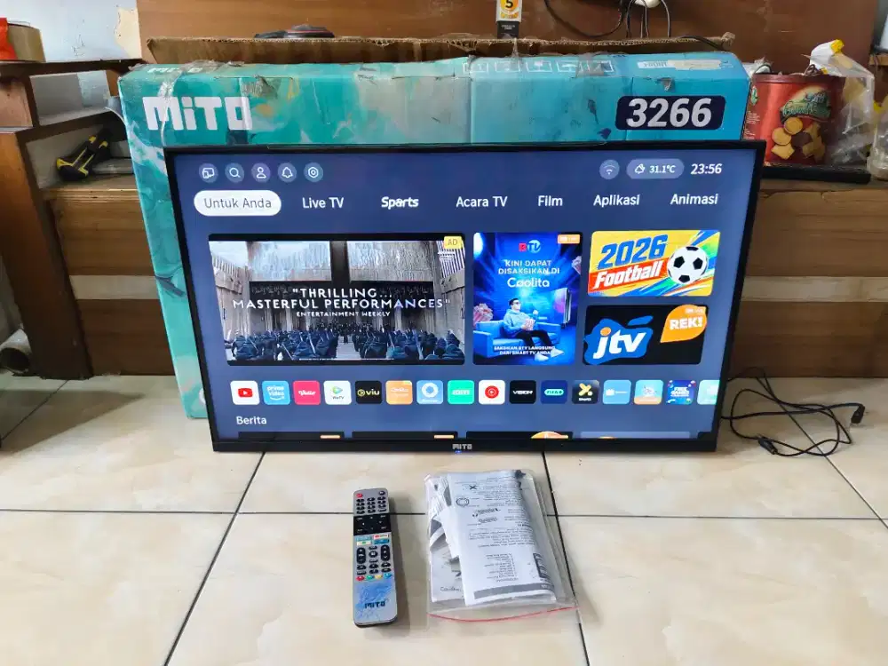 Jual TV led android merk mito