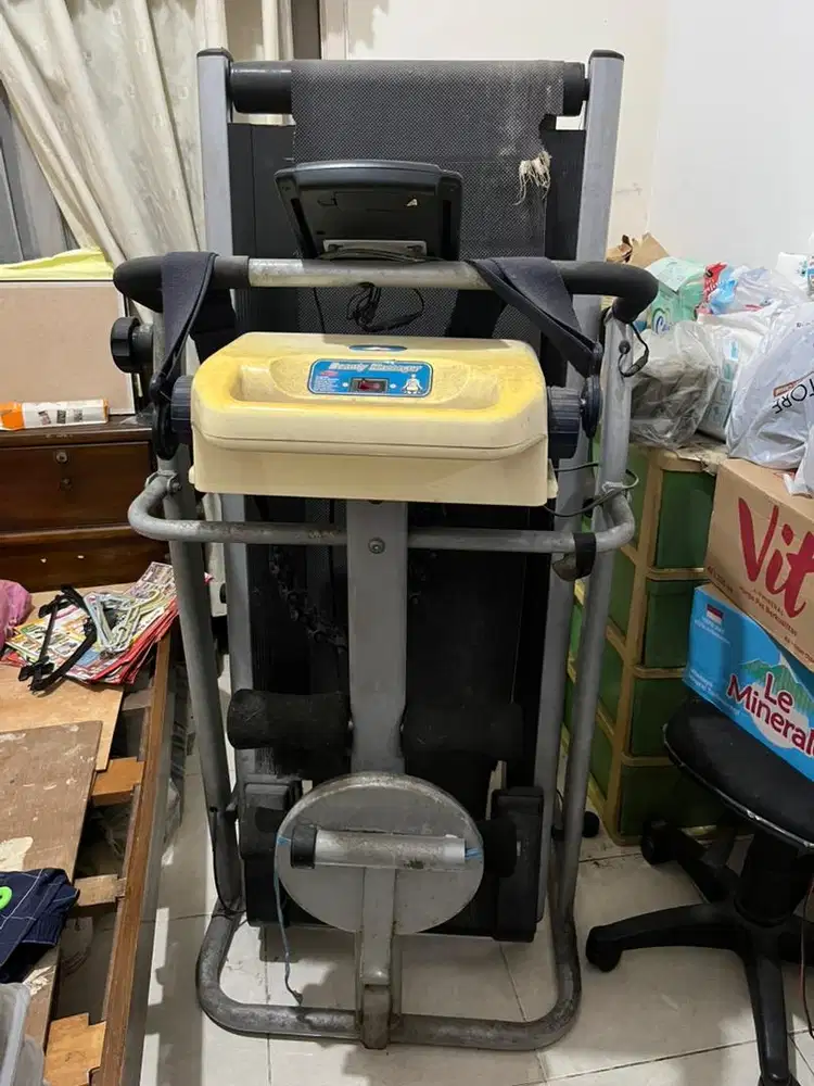 TREADMILL MEREK JEPSE FITNESS MANUAL 4 FUNGSI