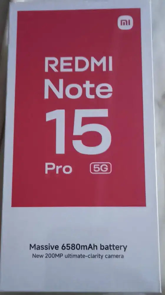 Xiaomi Redmi Note 15 pro Seri Terbaru (Baru/Segel)