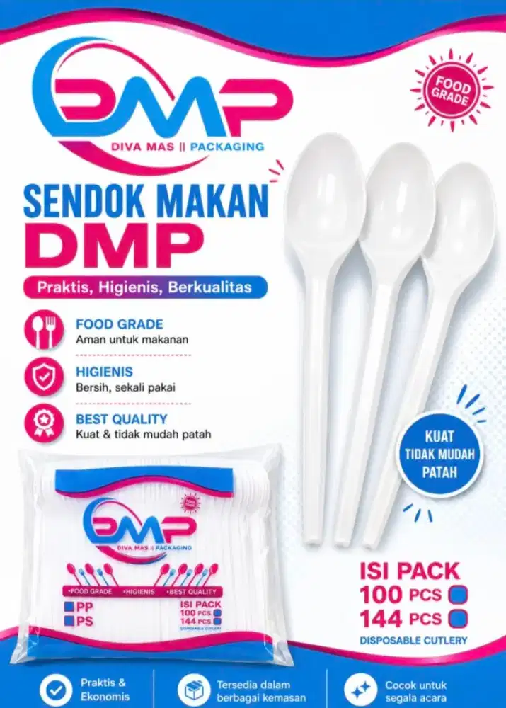 Sendok PP plastik DMP