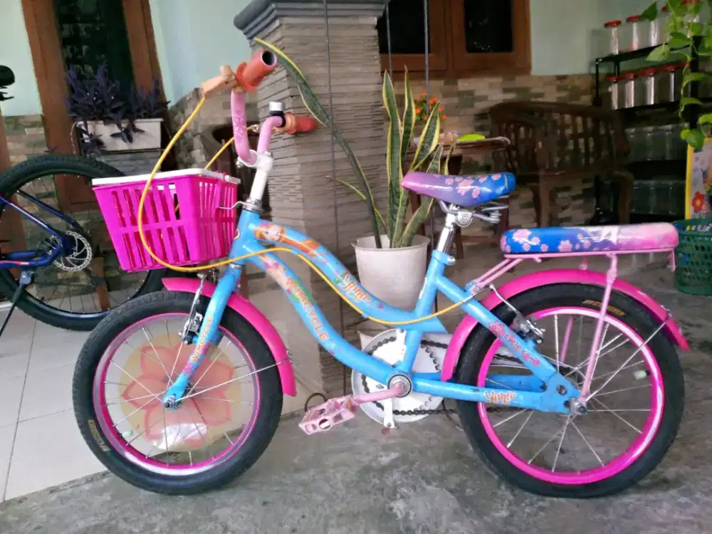 Sepeda anak Wimcycle karakter mermide