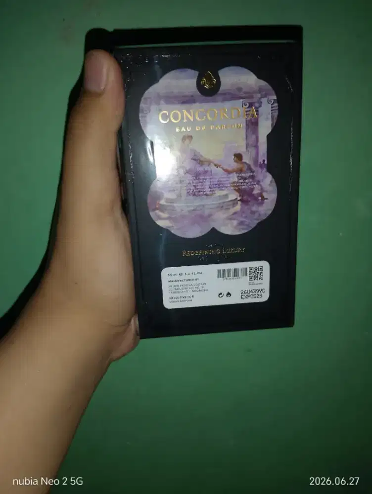 Parfum Velixir Concordia 35ml NEW
