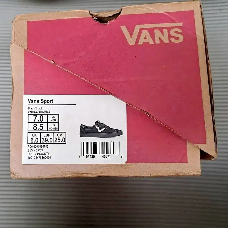 Vans Epoch Sport Classic Black Original - Size 39