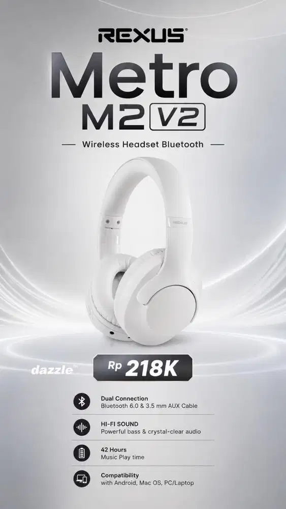 Metro M2 Wireless Headset rexus