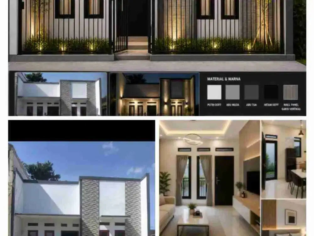 Di jual bagunan baru on progres tahap finising tmtunggal pemasangan pintu dan jendela  Lokasi peninggilan jln sukarela Ciledug Tangerang kota