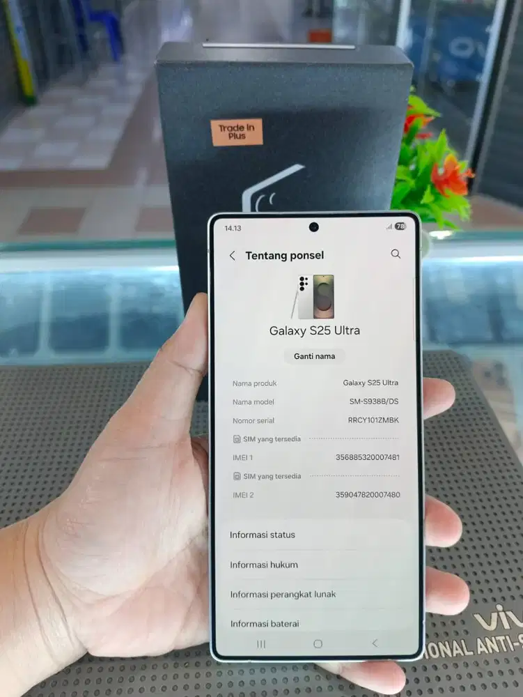 SAMSUNG GALAXY S25 ULTRA 12/1TB SECOND SEIN