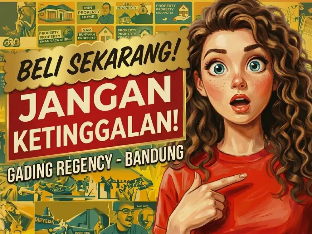 JUAL RUMAH DI GADING REGENCY, ARCAMANIK, SOEKARNO HATTA, BANDUNG TIMUR.