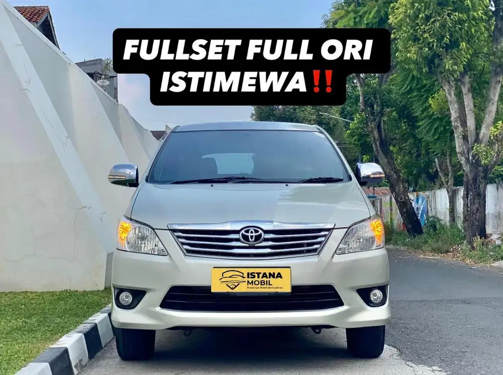 TOYOTA KIJANG GRAND INNOVA G MANUAL 2013 MT BENSIN AT REBORN VELOZ