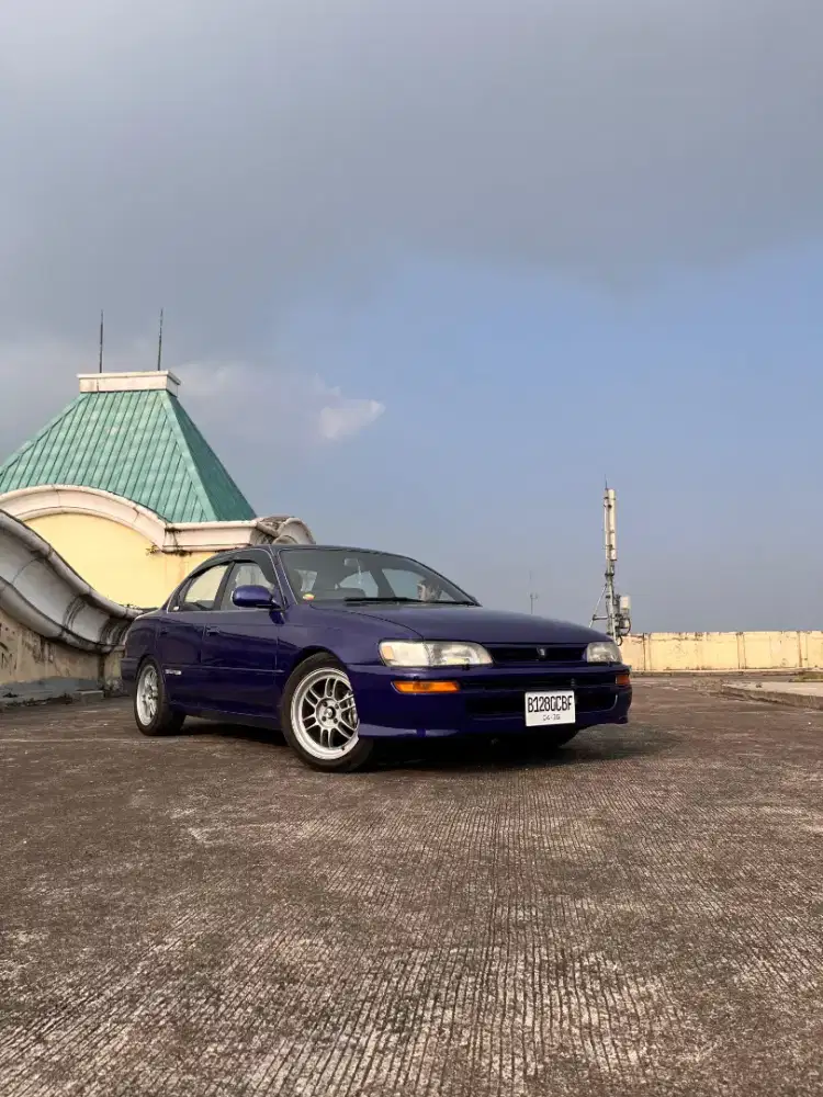 Toyota great Corolla CBU AE101 thn 1993 manual retrack spion siap pake