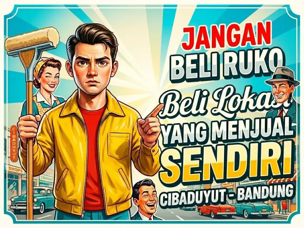 JUAL RUKO DI CIBADUYUT, MEKARWANGI, SOEKARNO HATTA.