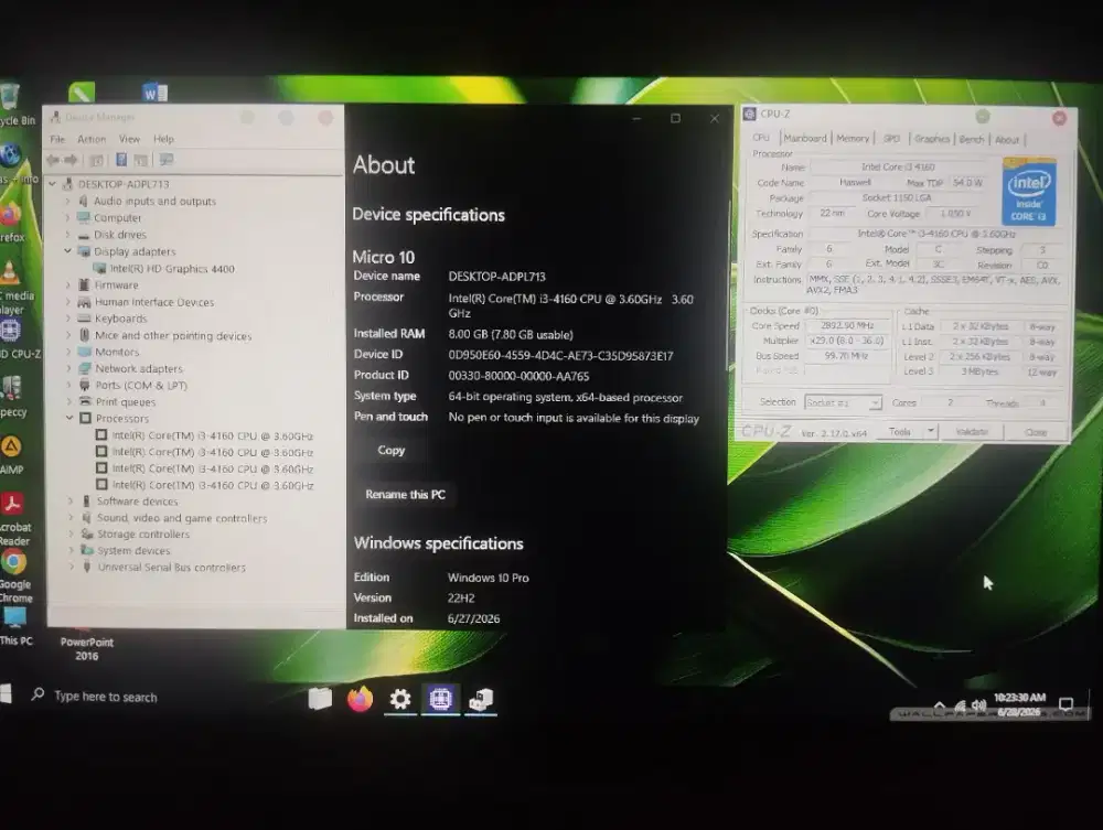 Cpu intel core i3