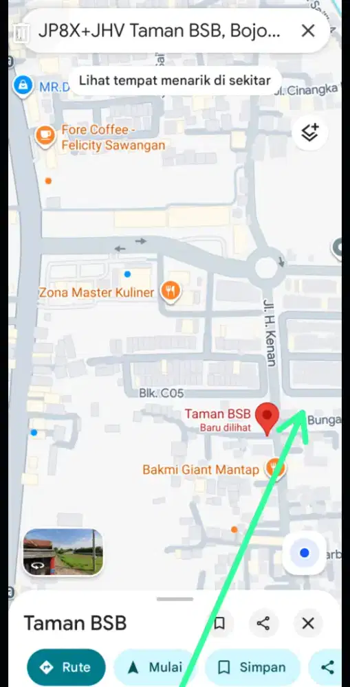 Dijual Tanah Masuk Mobil Daerah Bojongsari Baru (Citralake)