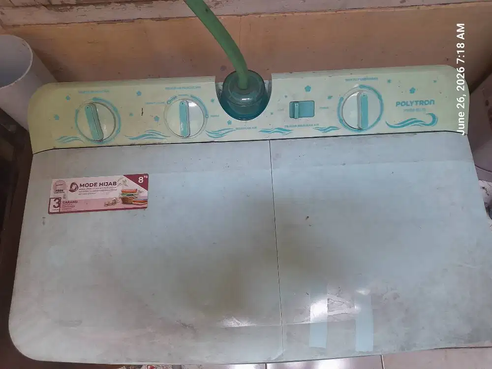 MESIN CUCI POLYTRON 2 TABUNG 8 KG