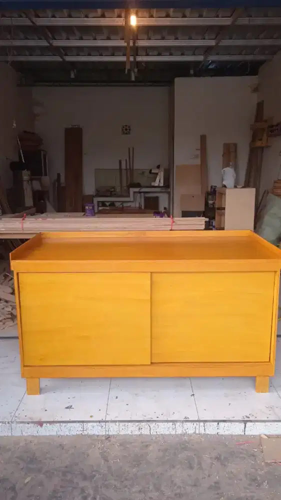 Meja kabinet pintu sleding custom