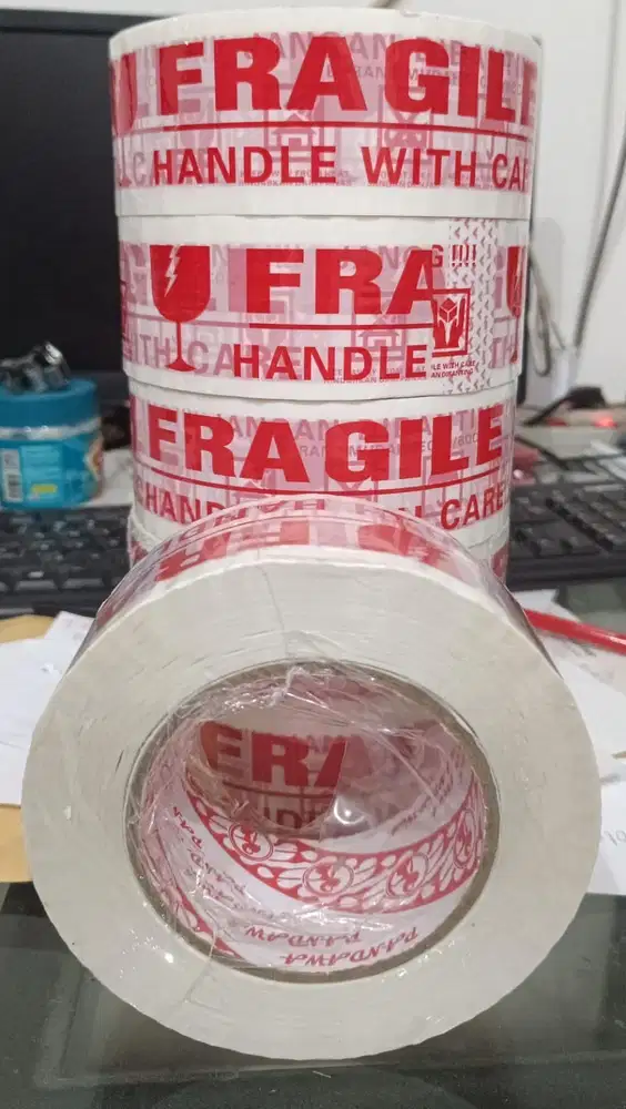 Jual lakban fragile n bubble wrap