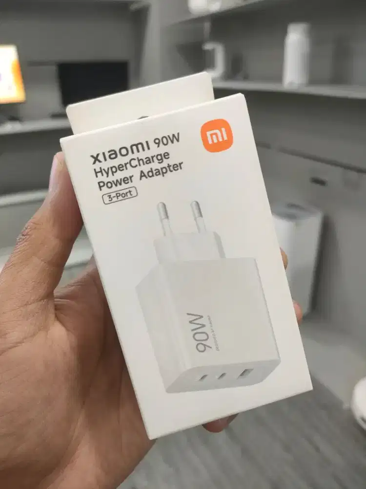Xiaomi 90W Hyper Charge Power Adapter (3-Port) New Segel Garansi Resmi