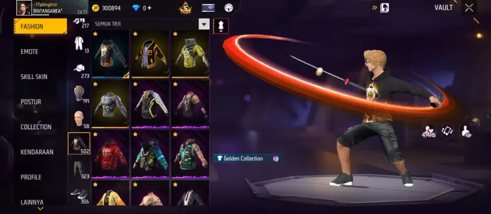 akun free fire, skin banyak bisa diganti email bisa nego juga amanah