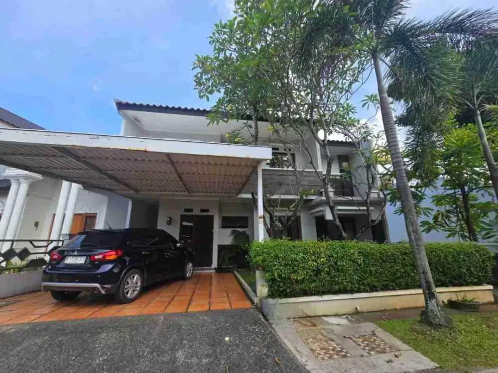 dijual Rumah dalam cluster Taman Crysant 1( one gate system ) Di Kencana Loka BSD Tangsel