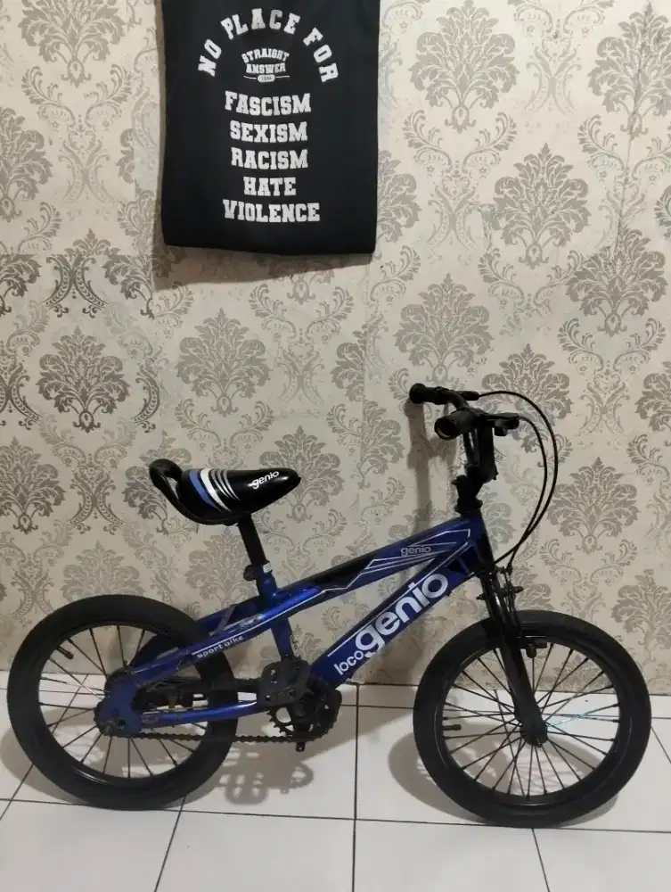 Genio sepeda BMX anak ukuran 16 untuk umur 4-7 tahun