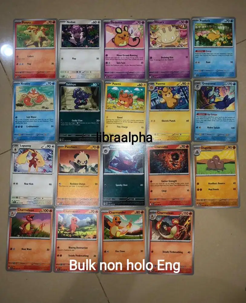 Kartu pokemon bulk holo & non holo Eng / jp