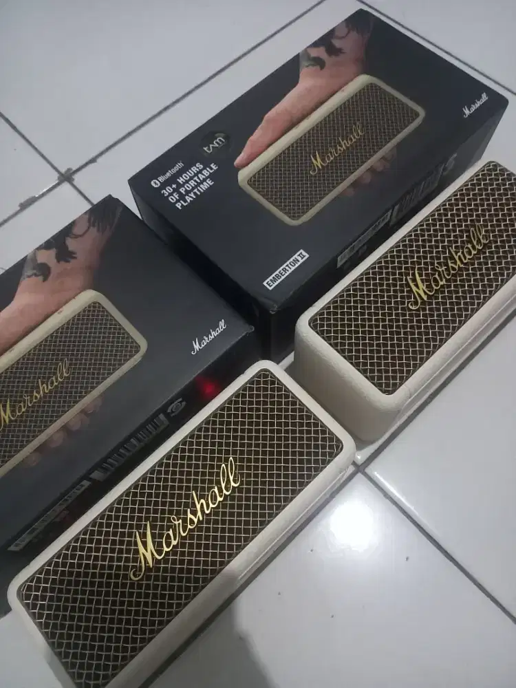 SPEAKER MARSHALL EMBERTON  2PCS ORIGINAL GARANSI