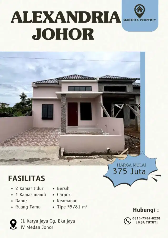 ALEXANDRIA JOHOR LUAS 6X13,5 LB 55